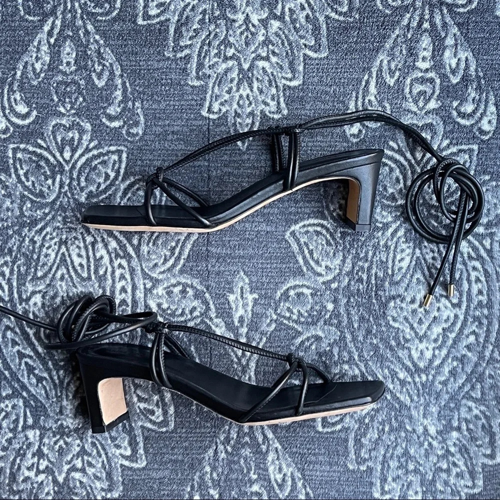 Anine Bing Strappy Graham Sandals in Black Size EU 37 - Picture 6 of 13